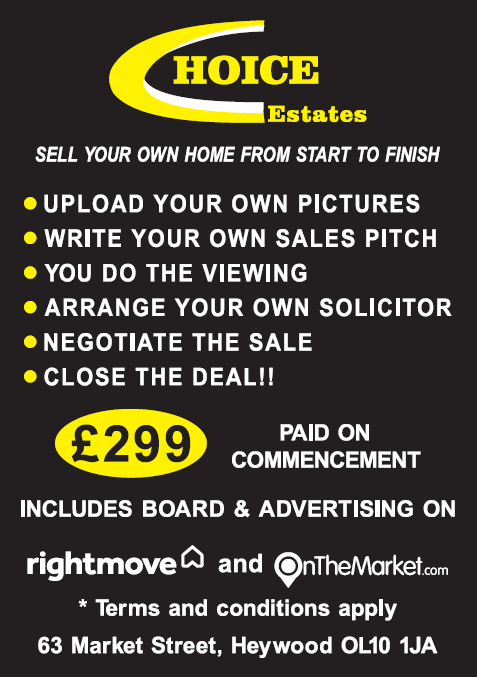 Sell Your Home from Start to Finish for just £299.